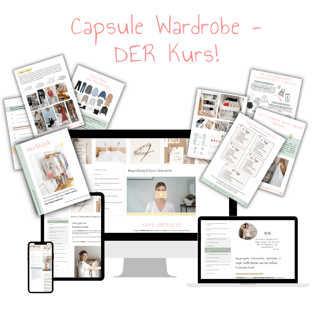 Capsule Wardrobe Online-Kurs und Anleitung von Schrank trifft Stil