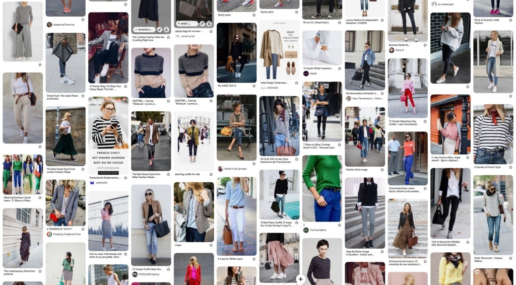 eigenen Kleidungsstil finden mit Hilfe von Pinterest Inspiration