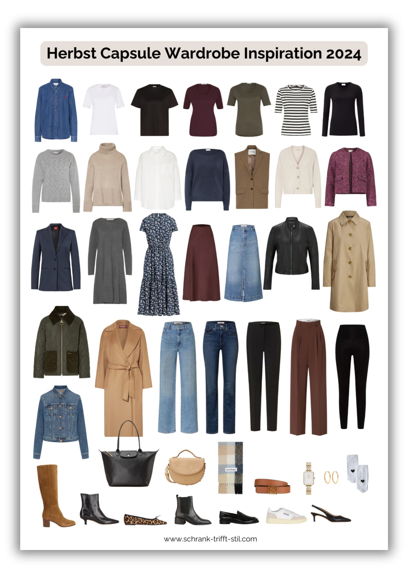Capsule Wardrobe Herbst 2024